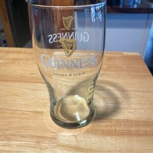 Guinness Clear Pint Glass